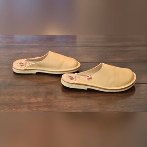 Duckfeet Blavand Bio Terracare Leather Slip On Mules Clogs Size 39